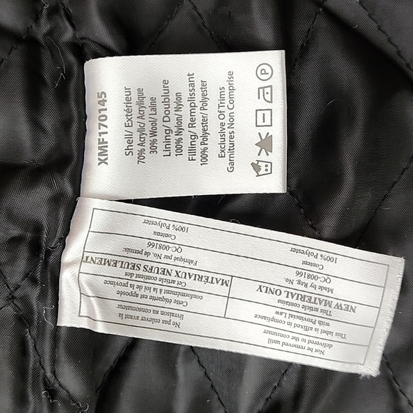 Coupe Men's Wool Blend Knit Button Up Hooded Jacket Beige Black Nordic Sz Large - Picture 10 of 13